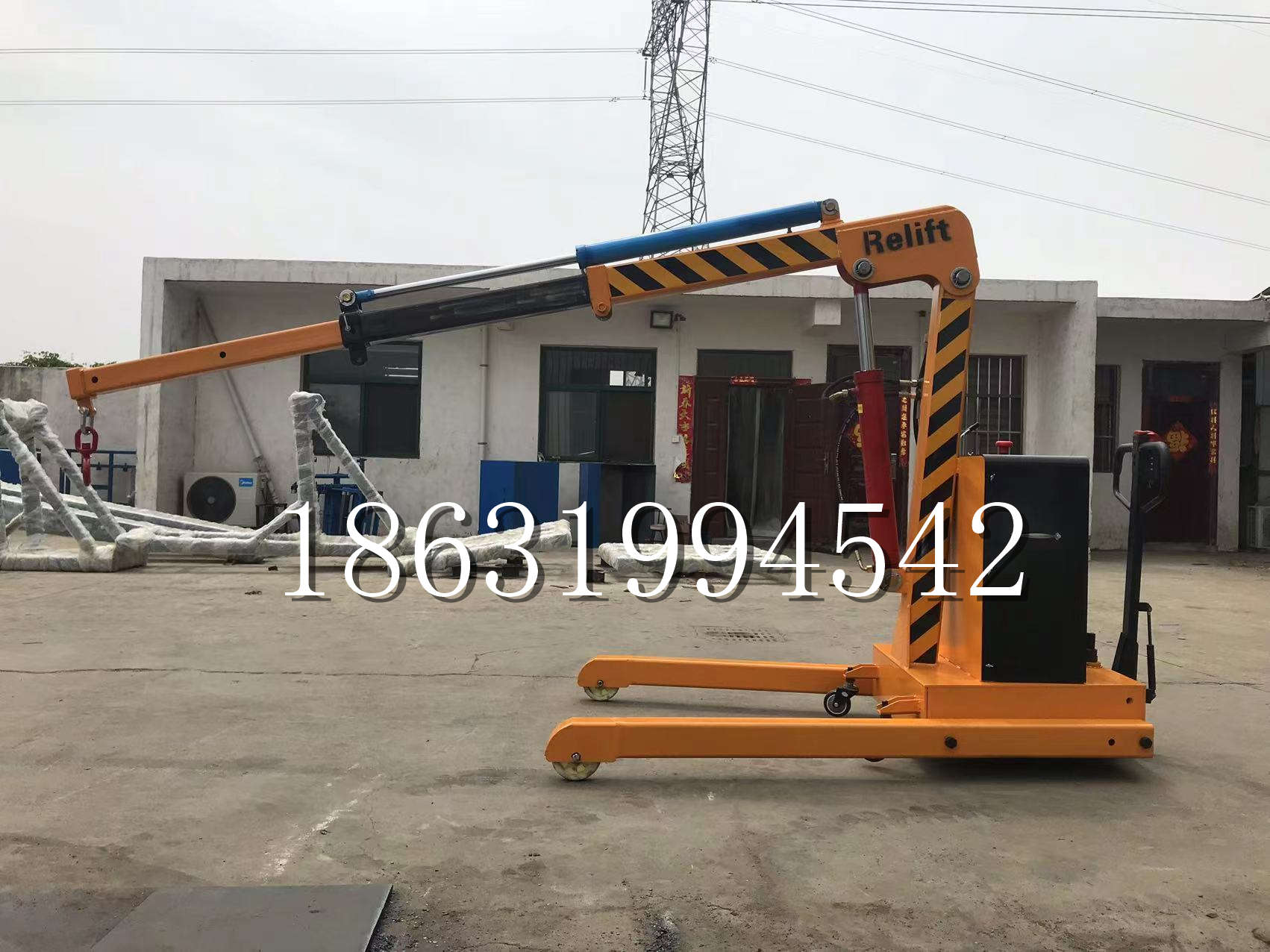 下营区久征定做3吨三轮随车吊 农用园林绿化移树吊 平板工程用小吊机